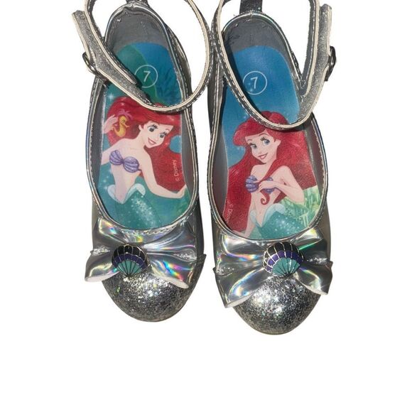 Nwt size 7 disney Ariel high heels little girls - Picture 2 of 5